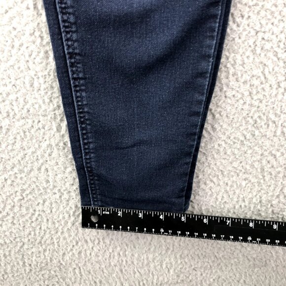 DEMOCRACY Womens Size 4 "Ab" Tech Dark Wash Stretch Denim Skinny Ankle Jeans - Picture 13 of 15